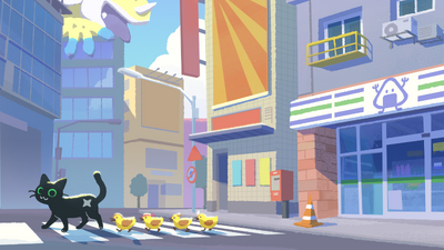 Exploring the City and Completing Quests in Little Kitty, Big City